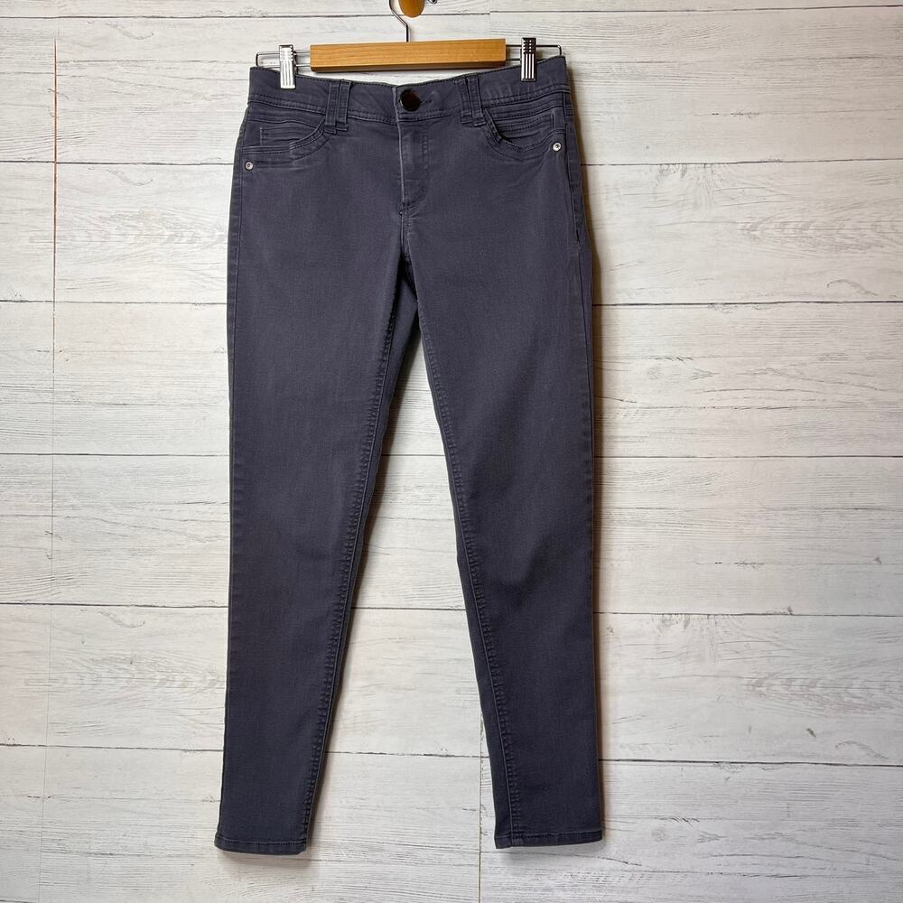 Democracy Jeans Womens Size 4 Gray Ab Technology Cotton Blend Stretch Comfort